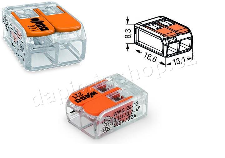 221-412 - WAGO - ( BALENÍ 100 KS )