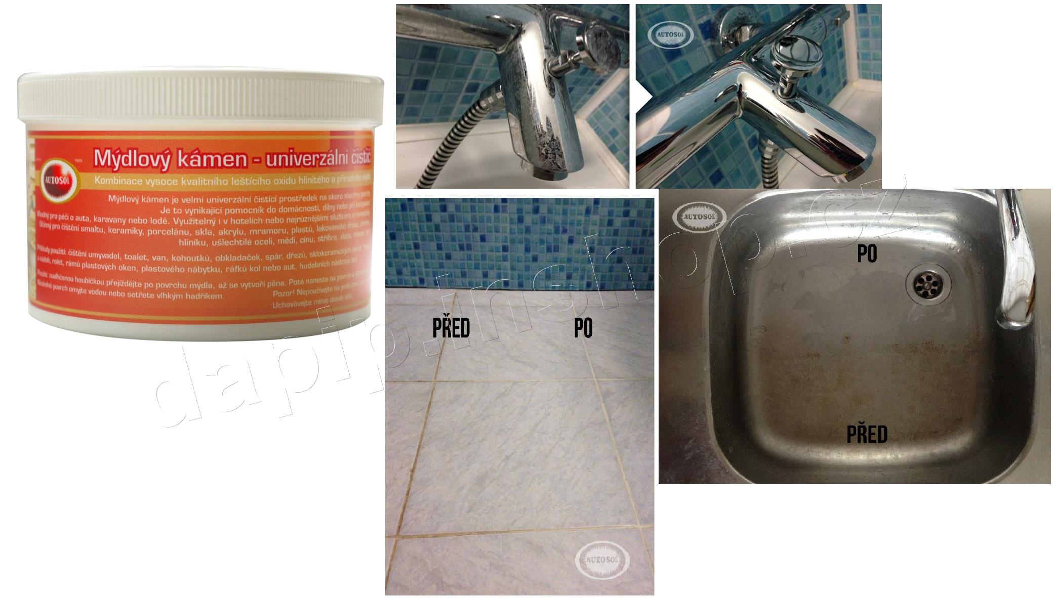 Mýdlový kámen - univerzální čistič - AUTOSOL