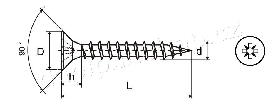 4,0*12 - ZZN - ( BALENÍ 1000 KS)