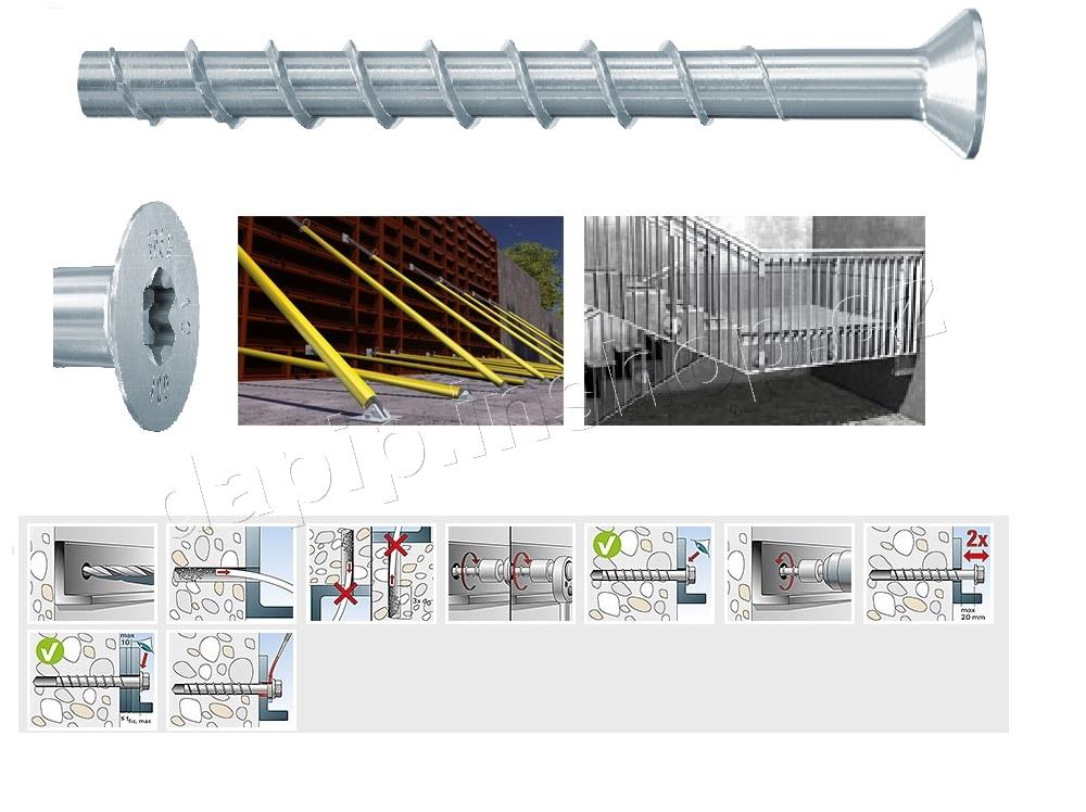 FBS II 10x120 65/55/35 SK - ULTRACUT - FISCHER - ( BALENÍ 50 KS )
