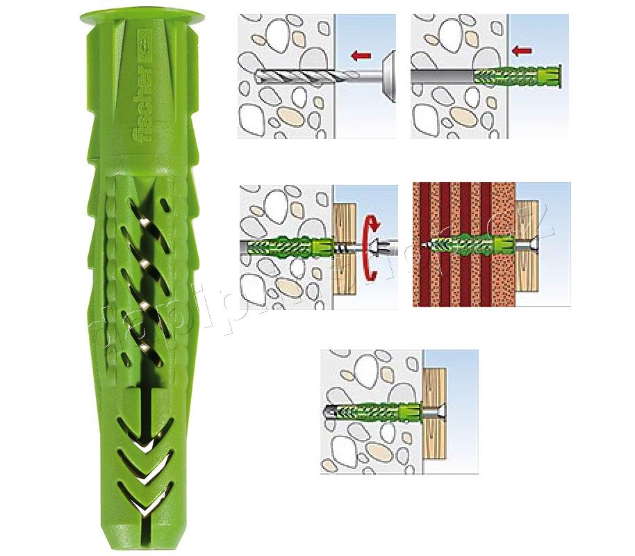 6*35 UX R - GRENN - ( BALENÍ 40 KS) - FISCHER